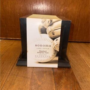 Sonoma Black Baseball Display Stand Brand New